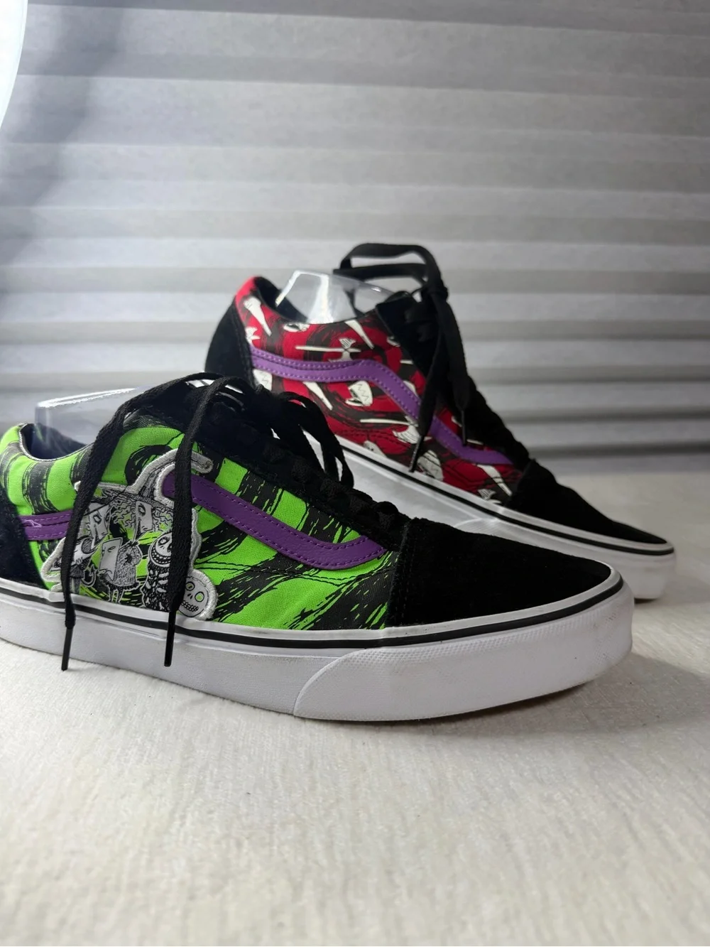 Nightmare Before Christmas x Vans High-Top Sneakers Black,Green,Purple M9.5/W11